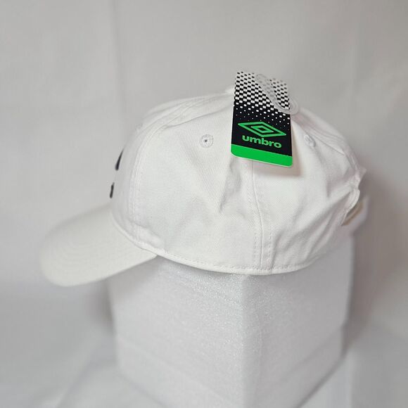 Umbro White Dad Hat – Streetwear Baseball Cap (NWT) - Picture 4 of 7